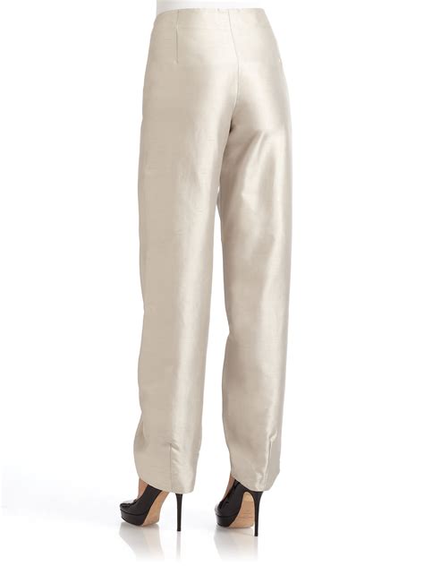 Natural Silk Pants 